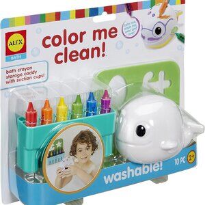 Alex Color Me Clean! Bath Drawing Toy w/Bath Crayons(Bilingual)New in Box Age 2+